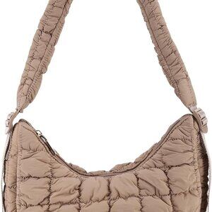 Women’s Quilted Puffer Tote Bag Lightweight Carryall Stylish and Spacious